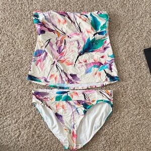 Floral Tankini Swimsuit Set